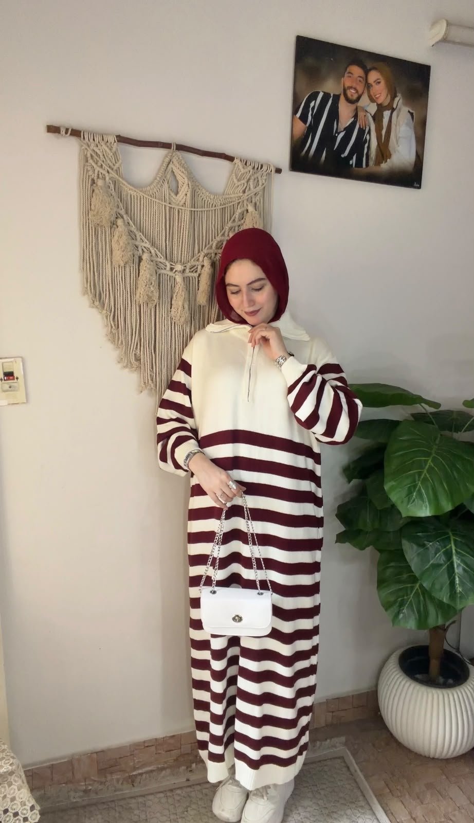 تناسق طول الجيبة مع البلوفر